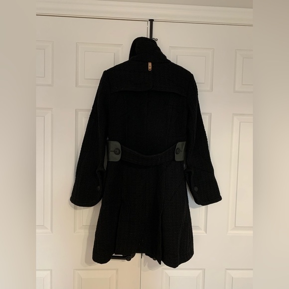 MACKAGE  BLACK WOOL COAT - Picture 5 of 10